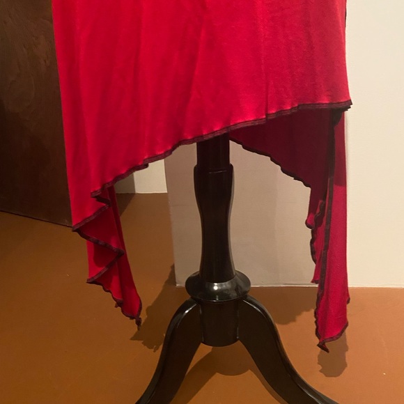 Persephone Red Tunic Dress - Picture 2 of 10